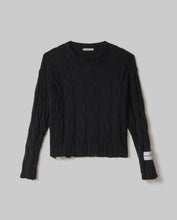 Carica l'immagine nel visualizzatore di Gallery, HINNOMINATE  Maglia Paricollo Corta Con Trecce E Rotture art. HMABW02191
