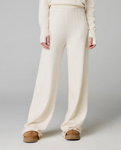 Carica l'immagine nel visualizzatore di Gallery, HINNOMINATE Pantalone In Maglia A Palazzo Con Nervature art. HMABW02128
