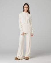 Carica l'immagine nel visualizzatore di Gallery, HINNOMINATE Pantalone In Maglia A Palazzo Con Nervature art. HMABW02128
