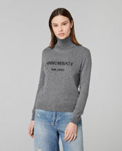 Carica l'immagine nel visualizzatore di Gallery, HINNOMINATE  Maglia Dolcevita Con Intarsio In Cashmere art. HMABW02156
