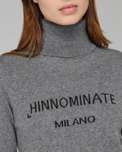 Carica l'immagine nel visualizzatore di Gallery, HINNOMINATE  Maglia Dolcevita Con Intarsio In Cashmere art. HMABW02156
