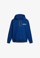 Carica l'immagine nel visualizzatore di Gallery, Napapijri Felpa uomo con Cappuccio B-NENY H - Hoodie Blu Mazarin
