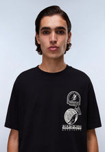 Carica l'immagine nel visualizzatore di Gallery, NAPAPIJRI T-Shirt a Maniche Corte mod. S-FUNES SS cod. NP0A88UA9411 col. BLACK BEAUTY
