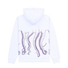 Carica l&#39;immagine nel visualizzatore di Gallery, Octopus Outline logo hoodie felpa con cappuccio White Bianco
