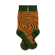 Carica l'immagine nel visualizzatore di Gallery, OCTOPUS ORIGINAL FINGERZ SOCKS JACQUARD SOCKS GREEN ORANGE
