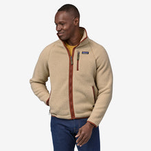 Carica l&#39;immagine nel visualizzatore di Gallery, Patagonia Men&#39;s Retro Pile Fleece Jacket Fleece Uomo El Cap Khaki w/Sisu Brown
