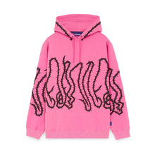 Carica l&#39;immagine nel visualizzatore di Gallery, Octopus Thorns Hoodie Sweatshirts Felpa Cappuccio unisex Pink
