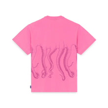 Carica l&#39;immagine nel visualizzatore di Gallery, Octopus Outline Tee T-shirt manica corta unisex Pink
