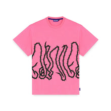 Carica l&#39;immagine nel visualizzatore di Gallery, Octopus Throns Tee T-shirt manica corta unisex Pink
