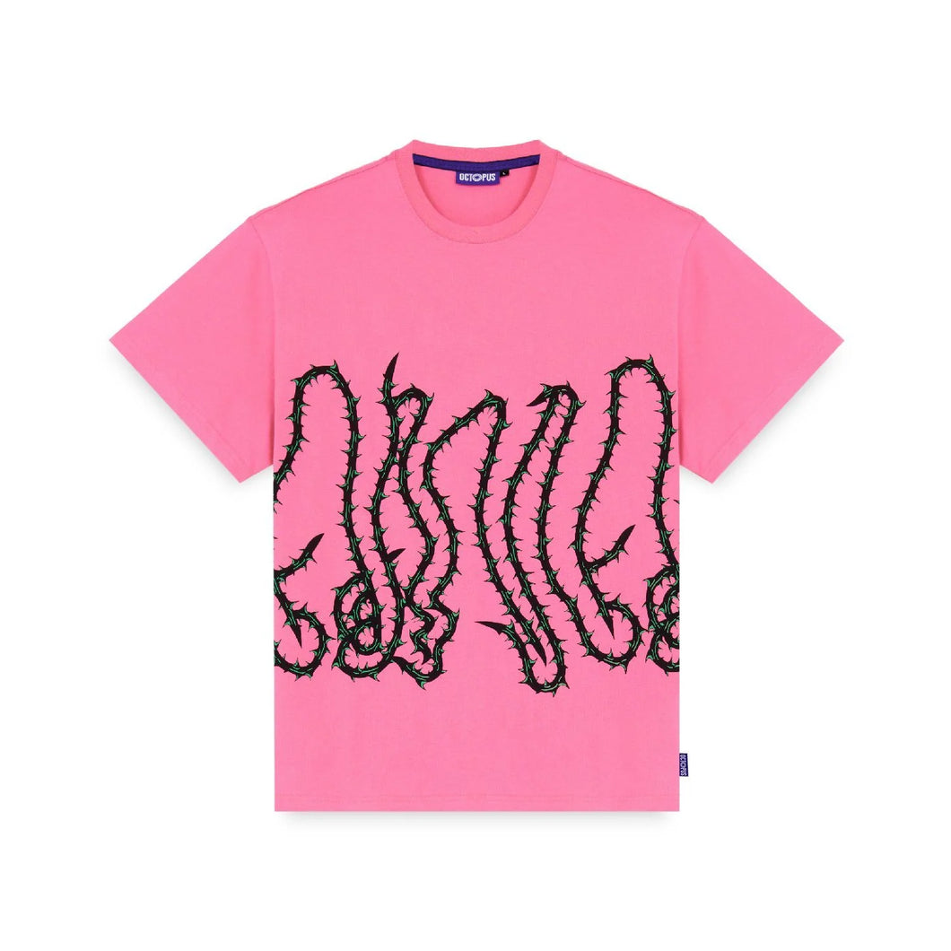 Octopus Throns Tee T-shirt manica corta unisex Pink
