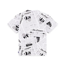 Carica l'immagine nel visualizzatore di Gallery, Newspaper Tee T-shirt manica corta unisex White Black
