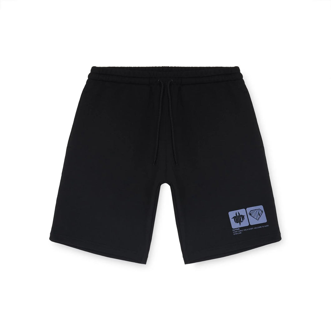 IUTER TAB SWEATSHORTS col.BLACK
