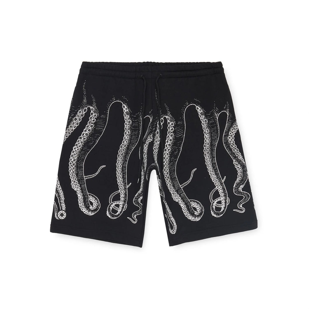 Octopus Outline Sweatshorts col. Black