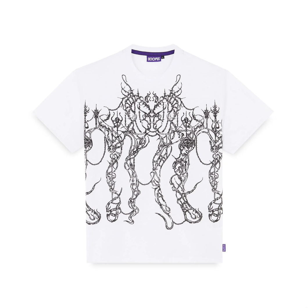Octopus Sigilism Tee T-shirt white