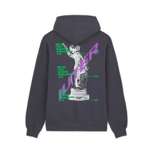 Carica l&#39;immagine nel visualizzatore di Gallery, IUTER felpa con cappuccio mod. CUPIDO HOODIE cod. 24WISH09 col. ASPHALT
