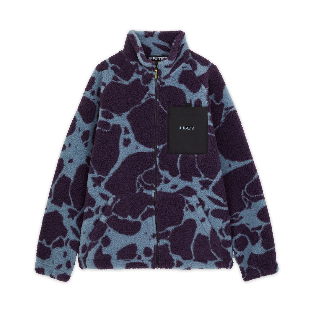 IUTER ORSETTO mod. MARBLE FUR ZIP NECK cod. 24WISZ32 col. ICE