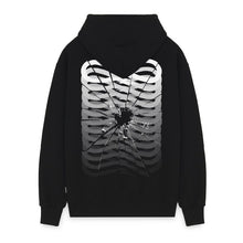 Carica l'immagine nel visualizzatore di Gallery, PROPAGANDA Ribs Glass Hoodie art. 25FWPRFE467 col. Black

