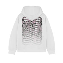 Carica l'immagine nel visualizzatore di Gallery, PROPAGANDA Felpa donna Ribs Python Pink  art. 26SSPRFE607 col. WHITE

