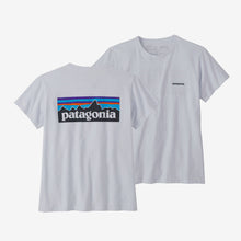 Carica l'immagine nel visualizzatore di Gallery, Patagonia Women's P-6 Logo Responsibili-Tee® T-shirt donna logo White
