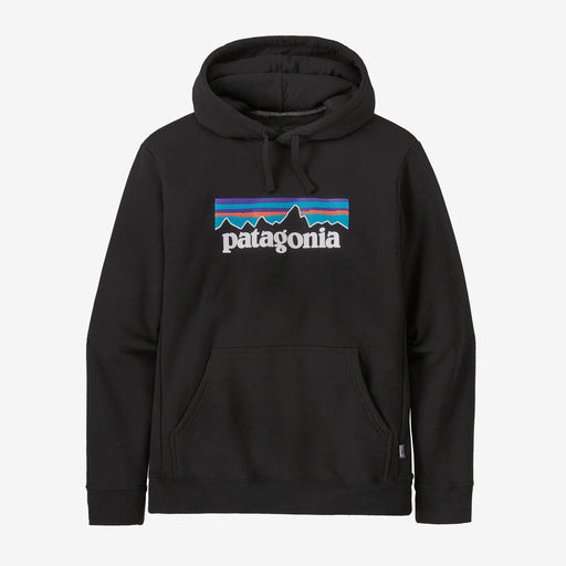 Patagonia Men's P-6 Logo Uprisal Hoody Felpa Uomo con cappuccio Logo Nero Black