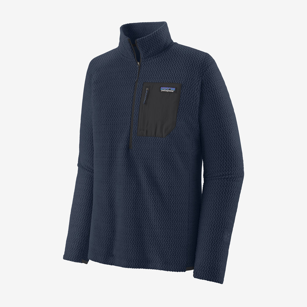 Patagonia Men's R1® Air Full-Zip Hoody Fleece Uomo mezza zip New Navy