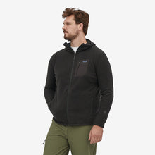 Carica l'immagine nel visualizzatore di Gallery, Patagonia Men's R1® Air Full-Zip Hoody Fleece Pile Uomo Black
