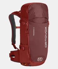 Carica l'immagine nel visualizzatore di Gallery, Ortovox TRAVERSE 30 litri Unisex ZAINO COMODO, VERSATILE E FUNZIONALE PER TUTTO L'ANNO cengia rossa

