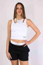 Carica l&#39;immagine nel visualizzatore di Gallery, HINNOMINATE Top Doppio Crop in Costina cod. HMABW0127
