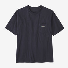 Carica l&#39;immagine nel visualizzatore di Gallery, PATAGONIA Men&#39;s Daily Pocket Tee Shirt da Uomo Ink Black
