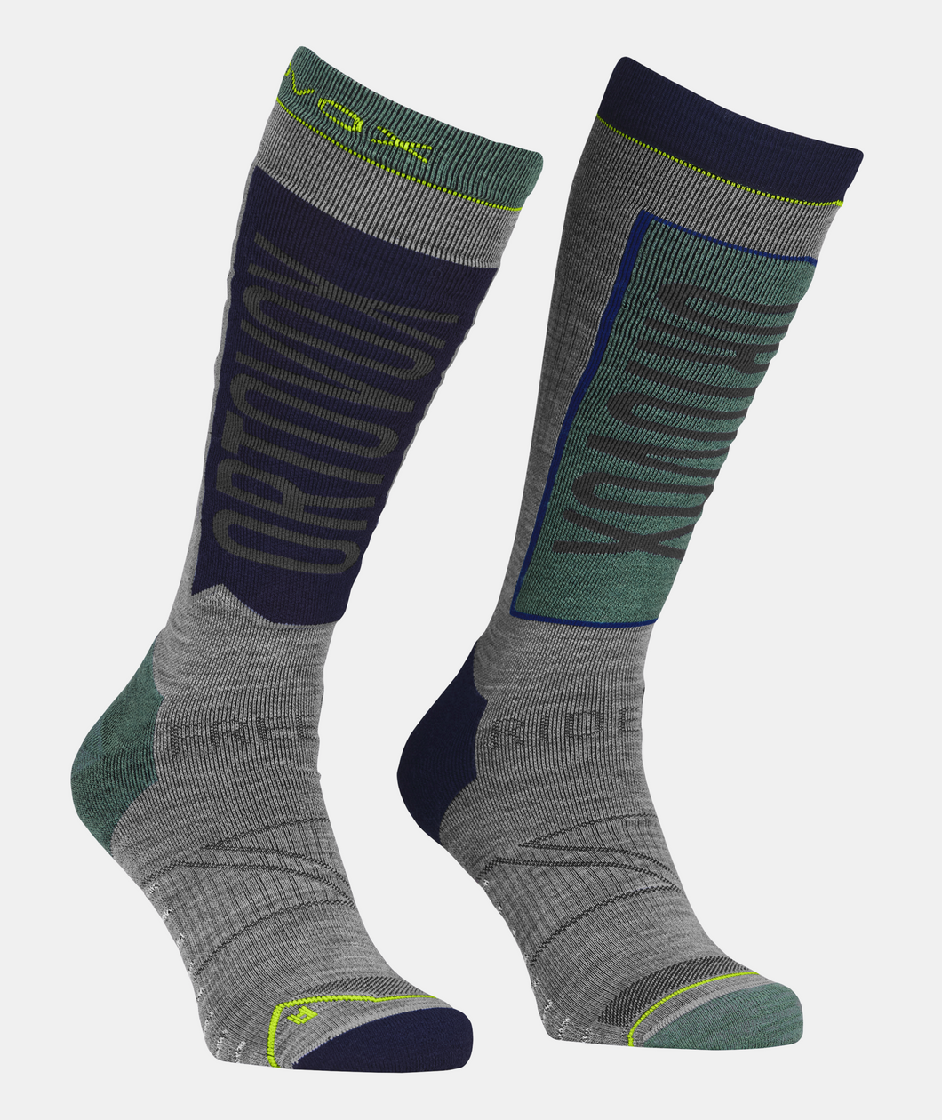 Ortovox FREE RIDE LONG SOCKS Male CALZE arctic grey