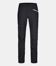 Carica l'immagine nel visualizzatore di Gallery, ORTOVOX PUNTA BERRINO PANTS Uomo Pantaloni softshell leggeri e robusti black raven
