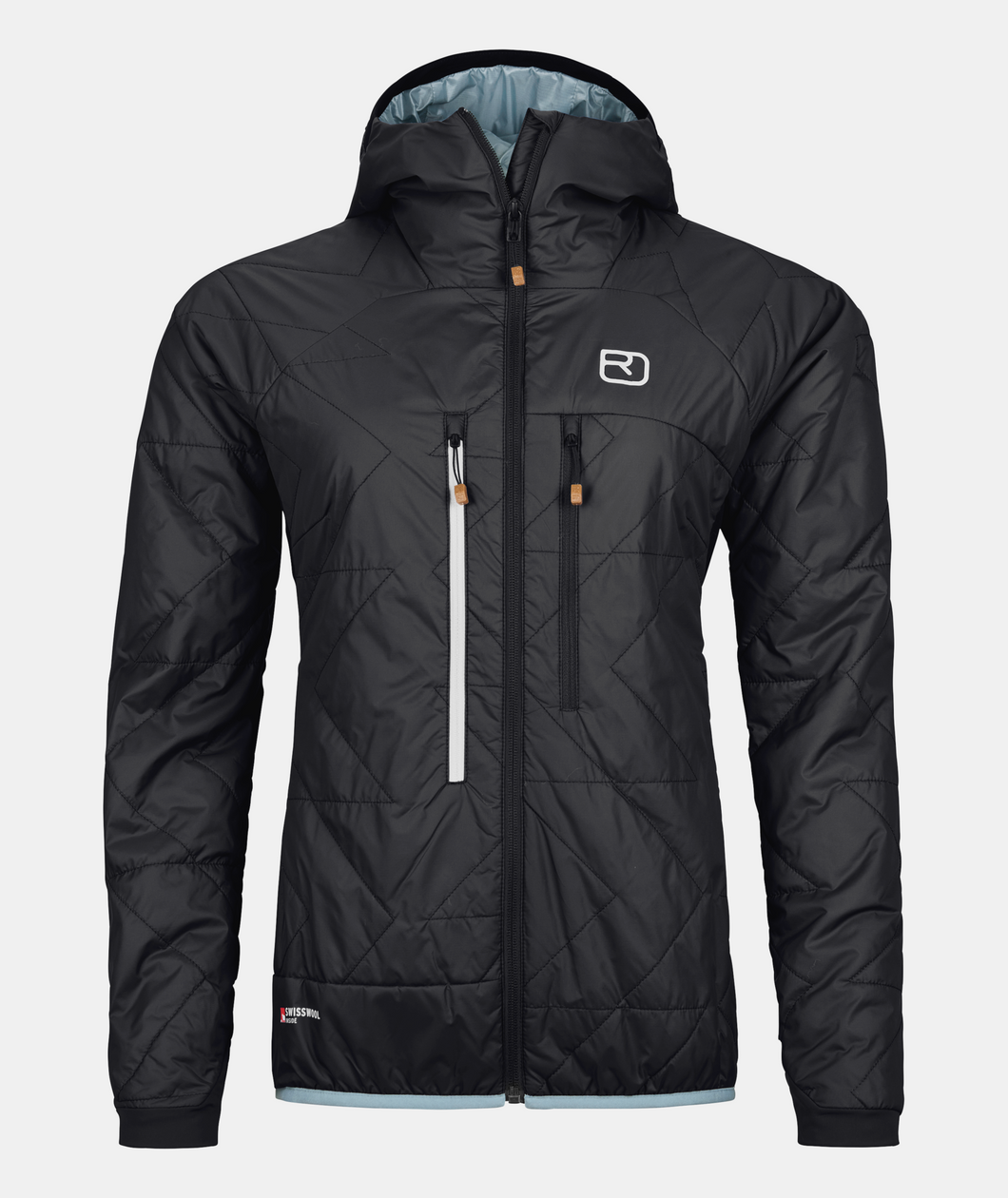 ORTOVOX SWISSWOOL PIZ BOÈ JACKET Giacca donna isolante leggera e traspirante con Swisswool black raven