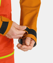 Carica l&#39;immagine nel visualizzatore di Gallery, ORTOVOX 3L RAVINE SHELL JACKET Uomo Giacca da freeride casual, leggera e traspirante hot orange
