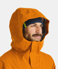 Carica l&#39;immagine nel visualizzatore di Gallery, ORTOVOX 3L RAVINE SHELL JACKET Uomo Giacca da freeride casual, leggera e traspirante hot orange
