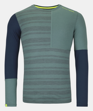 Carica l&#39;immagine nel visualizzatore di Gallery, Ortovox 185 ROCK&#39;N&#39;WOOL LONG SLEEVEMale INTIMO LUNGO FUNZIONALE arctic grey
