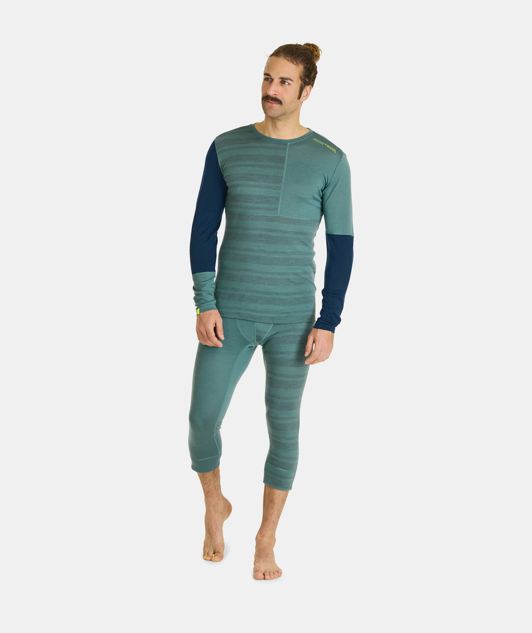 Ortovox 185 ROCK’N’WOOL SHORT PANTS Pantaloni termici uomo in finissima lana merino arctic grey