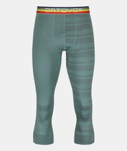 Carica l&#39;immagine nel visualizzatore di Gallery, Ortovox 185 ROCK’N’WOOL SHORT PANTS Pantaloni termici uomo in finissima lana merino arctic grey
