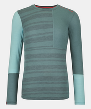 Carica l&#39;immagine nel visualizzatore di Gallery, Ortovox 185 ROCK&#39;N&#39;WOOL LONG SLEEVE Female INTIMO LUNGO FUNZIONALE arctic grey
