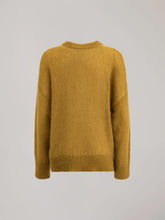 Carica l'immagine nel visualizzatore di Gallery, HINNOMINATE Maglia girocollo in mohair art.  HMABW03019_MTTM0001 col. SENAPE
