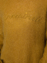 Carica l'immagine nel visualizzatore di Gallery, HINNOMINATE Maglia girocollo in mohair art.  HMABW03019_MTTM0001 col. SENAPE
