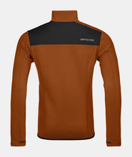 Carica l'immagine nel visualizzatore di Gallery, ORTOVOX FLEECE JACKET fleece uomo in poliestere riciclato e merino bristle brown
