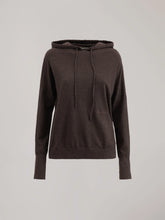 Carica l'immagine nel visualizzatore di Gallery, HINNOMINATE Maglia cappuccio con ricamo art. HMABW03028_MTTM0001 col. CAFFE'
