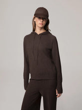 Carica l'immagine nel visualizzatore di Gallery, HINNOMINATE Maglia cappuccio con ricamo art. HMABW03028_MTTM0001 col. CAFFE'
