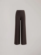 Carica l'immagine nel visualizzatore di Gallery, HINNOMINATE Pantalone palazzo con nervature in maglia art. HMABW03029_MTTM0001 col. Caffe
