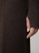 Carica l'immagine nel visualizzatore di Gallery, HINNOMINATE Pantalone palazzo con nervature in maglia art. HMABW03029_MTTM0001 col. Caffe
