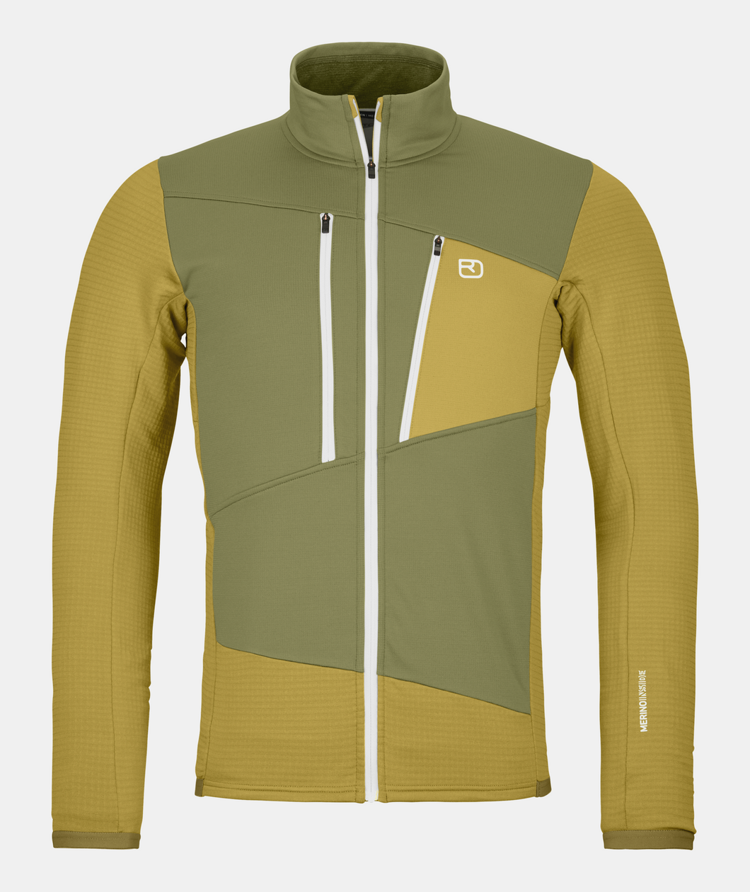 ORTOVOX FLEECE GRID JACKET Uomo Giacca in pile tecnica e leggera sweet alison