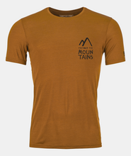 Carica l'immagine nel visualizzatore di Gallery, ORTOVOX 120 COOL TEC MTN DUO TS Uomo T-SHIRTS MERINO Colore sly fox
