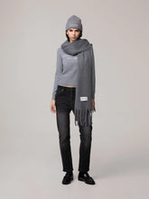 Carica l'immagine nel visualizzatore di Gallery, HINNOMINATE Sciarpa in maglia art. HMACW00309_MBFI0001 col. GRIGIO MELANGE
