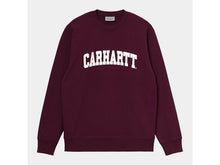 Carica l&#39;immagine nel visualizzatore di Gallery, CARHARTT WIP UNIVERSITY SWEAT col. SHIRAZ/WHITE art. 28957
