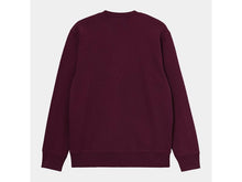 Carica l&#39;immagine nel visualizzatore di Gallery, CARHARTT WIP UNIVERSITY SWEAT col. SHIRAZ/WHITE art. 28957
